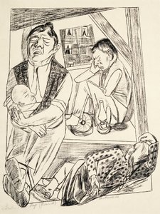 V noci od Max Beckmann