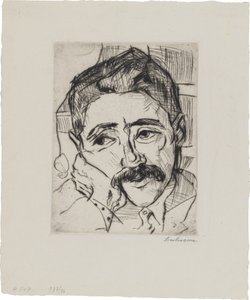 Portrét Waltera Carla (1884-1956) od Max Beckmann