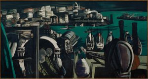 Pohled na Janov: Janovský přístav od Max Beckmann