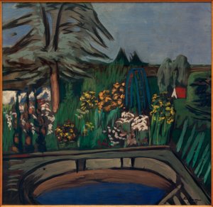 Kvetoucí zahrada od Max Beckmann