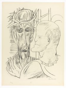 Kristus a Pilát, deska 15 ze dne a snu od Max Beckmann