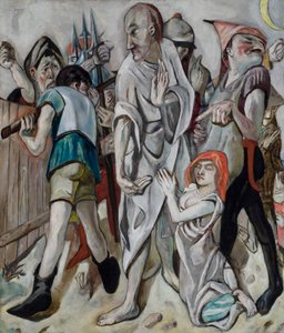 Kristus a hříšník od Max Beckmann