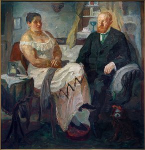 Milenci od Max Beckmann