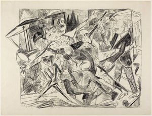 Mučednictví od Max Beckmann