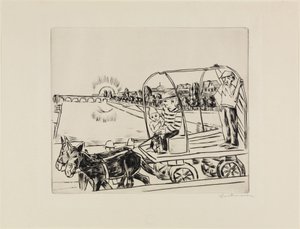 Ráno od Max Beckmann