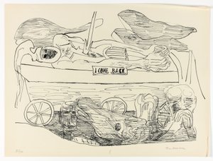 Dream of War, deska 10 z Day and Dream od Max Beckmann