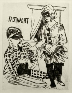 Mardi Gras od Max Beckmann