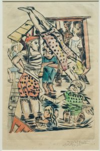 Dámská koupel od Max Beckmann