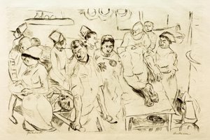 Velká operace od Max Beckmann
