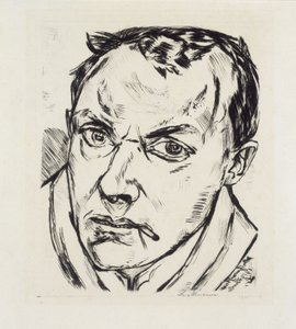 Velký autoportrét od Max Beckmann