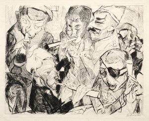 Šťastný nový rok 1917 od Max Beckmann