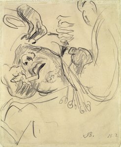 Pacient po operaci hlavy od Max Beckmann