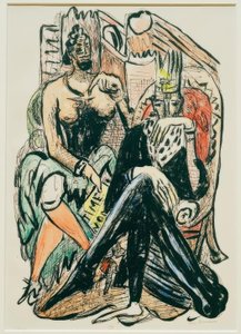 Král a demagog od Max Beckmann