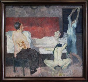 Velká scéna smrti od Max Beckmann