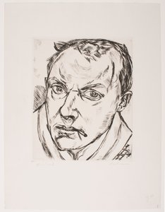 Velký autoportrét od Max Beckmann