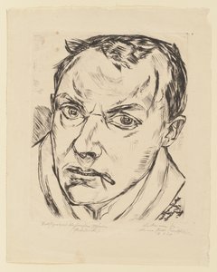 Velký autoportrét od Max Beckmann