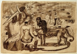 Perseus (Herkules) závěrečný úkol od Max Beckmann