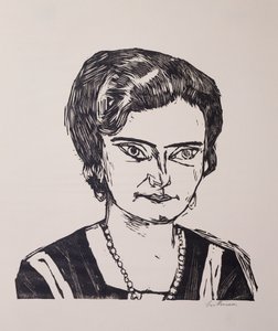 Portrét paní HM (Naila) od Max Beckmann