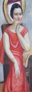 Portrét Käthe von Porada od Max Beckmann