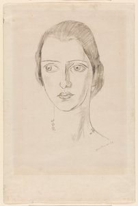 Portrét Marie-Louise von Motesiczky od Max Beckmann