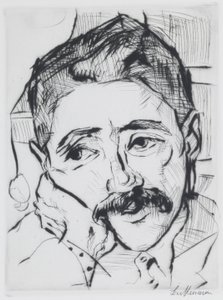 Portrét Waltera Carla od Max Beckmann