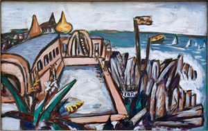 Bazén Cap Martin od Max Beckmann