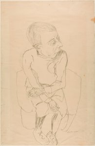 Sedící chlapec od Max Beckmann