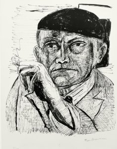 Autoportrét od Max Beckmann