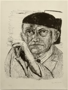Autoportrét od Max Beckmann