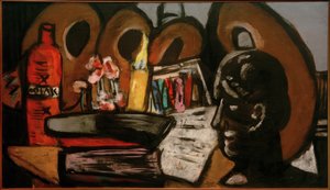 Zátiší s paletami od Max Beckmann
