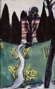 Kaple Stourdza v Baden-Badenu od Max Beckmann