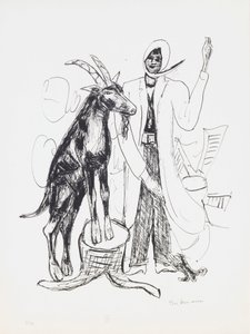 The Buck, deska 9 z portfolia „Den a sen“ od Max Beckmann