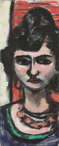 Italka; Italienerin od Max Beckmann