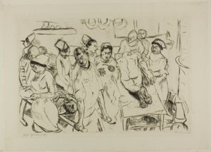 Velká operace, deska osmnáct od Gesichtera od Max Beckmann