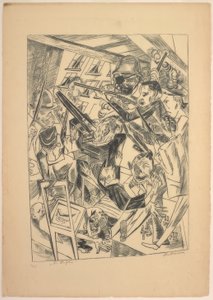 The Last Ones, deska deset od Die Hölle od Max Beckmann