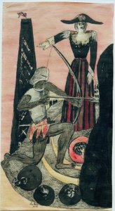 Venuše a Mars od Max Beckmann
