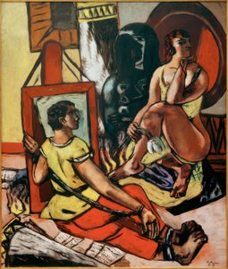 Pokušení (Pokušení svatého Antonína) od Max Beckmann