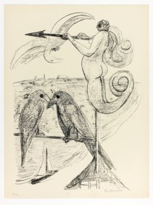 Weather-Vane, deska dva z Day a Dream od Max Beckmann