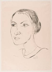 Žena s náhrdelníkem (paní Parcusová) od Max Beckmann