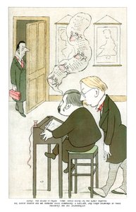 Pan Austin Dobson a pan Edmund Gosse skládají baladu, 1904