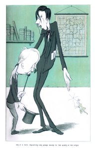 Pan WB Yeats, představuje pana George Moora královně víl, 1904
