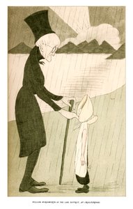 William Wordsworth v Lake District, na Cross-Purposes, 1904.