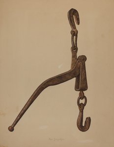 Utahovák zátěže kulatiny, 1939. od Max Fernekes
