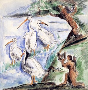 Orfeus s pelikány, c1900-1944
