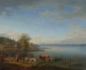 Východní břeh jezera Starnberg