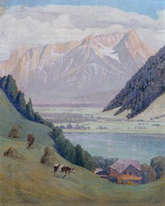 horské jezero od Max Kahrer