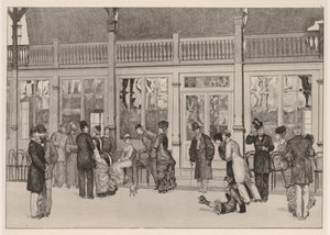 A Glove: The Locale, 1880. od Max Klinger