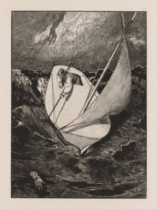 A Glove: The Rescue, 1880. od Max Klinger