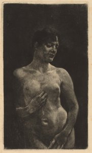 Stojící akt, 1891. od Max Klinger