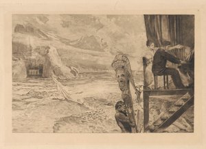 Akordy, list 1, Brahmsova fantazie, Op. XII od Max Klinger